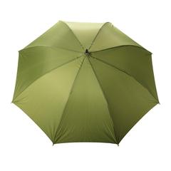 Vue Parapluie 23" en rPET et bambou ouverture auto Impact AWARE™ de couleur vert| Krokrodeal