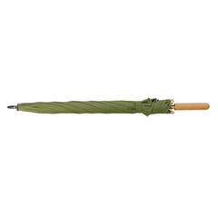 Vue Parapluie 23" en rPET et bambou ouverture auto Impact AWARE™ de couleur vert| Krokrodeal