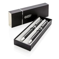 Vue Set stylos Luzern de couleur noir| Krokrodeal