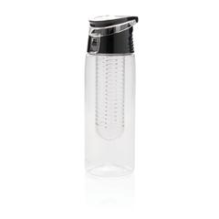 Vue Bouteille à infusion verrouillable de couleur gris| Krokrodeal