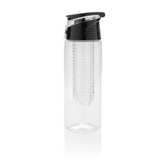 Vue Bouteille à infusion verrouillable de couleur gris| Krokrodeal