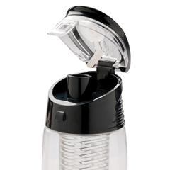 Vue Bouteille à infusion verrouillable de couleur gris| Krokrodeal