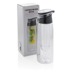 Vue Bouteille à infusion verrouillable de couleur gris| Krokrodeal