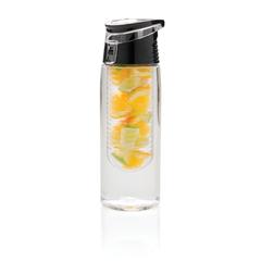 Vue Bouteille à infusion verrouillable de couleur gris| Krokrodeal