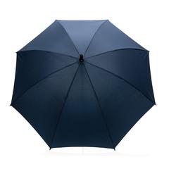 Vue Parapluie tempête 23" en rPET 190T Impact AWARE™ de couleur bleu| Krokrodeal