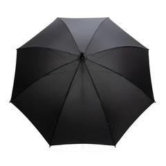 Vue Parapluie tempête 23" en rPET 190T Impact AWARE™ de couleur noir| Krokrodeal