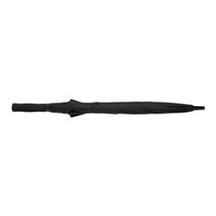 Vue Parapluie tempête 23" en rPET 190T Impact AWARE™ de couleur noir| Krokrodeal