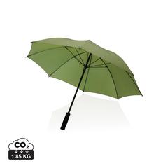 Vue Parapluie tempête 23" en rPET 190T Impact AWARE™ de couleur vert| Krokrodeal