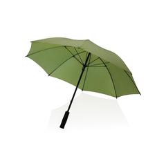 Vue Parapluie tempête 23" en rPET 190T Impact AWARE™ de couleur vert| Krokrodeal