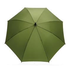 Vue Parapluie tempête 23" en rPET 190T Impact AWARE™ de couleur vert| Krokrodeal