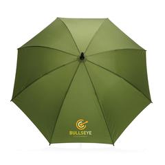 Vue Parapluie tempête 23" en rPET 190T Impact AWARE™ de couleur vert| Krokrodeal
