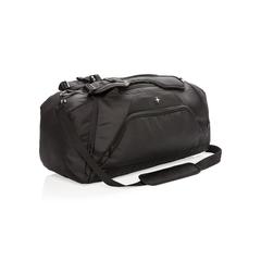 Vue Sac de sport et sac à dos Swiss Peak anti RFID de couleur noir| Krokrodeal