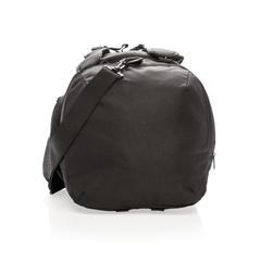 Vue Sac de sport et sac à dos Swiss Peak anti RFID de couleur noir| Krokrodeal