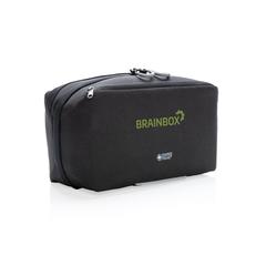 Vue Trousse de toilette Swiss Peak AWARE™ de couleur noir| Krokrodeal