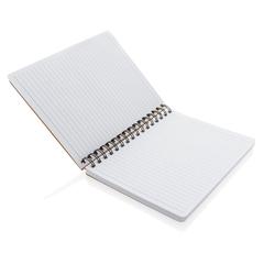 Vue Carnet de notes A5 Kraft avec notes autocollantes de couleur vert| Krokrodeal
