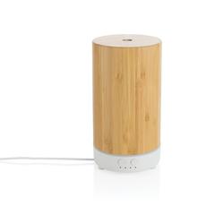 Vue Diffuseur d'arôme RCS en plastique recyclé et bambou de couleur marron| Krokrodeal