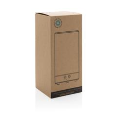 Vue Diffuseur d'arôme RCS en plastique recyclé et bambou de couleur marron| Krokrodeal