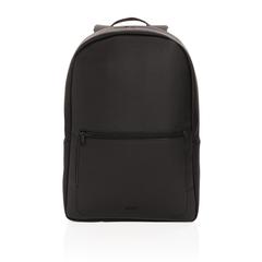 Vue Sac à dos pour ordinateur portable en PU Swiss Peak de couleur noir| Krokrodeal