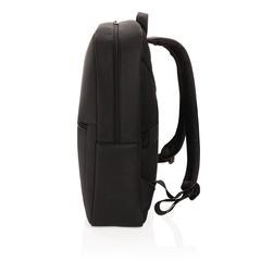 Vue Sac à dos pour ordinateur portable en PU Swiss Peak de couleur noir| Krokrodeal