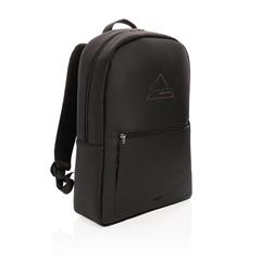 Vue Sac à dos pour ordinateur portable en PU Swiss Peak de couleur noir| Krokrodeal