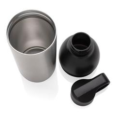 Vue Bouteille iso 540ml en acier inoxydable recyclée Flow RCS de couleur gris| Krokrodeal