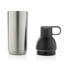 Vue Bouteille iso 540ml en acier inoxydable recyclée Flow RCS de couleur gris| Krokrodeal