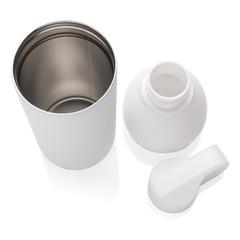 Vue Bouteille iso 540ml en acier inoxydable recyclée Flow RCS de couleur blanc| Krokrodeal