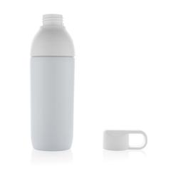 Vue Bouteille iso 540ml en acier inoxydable recyclée Flow RCS de couleur blanc| Krokrodeal
