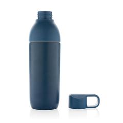 Vue Bouteille iso 540ml en acier inoxydable recyclée Flow RCS de couleur bleu| Krokrodeal