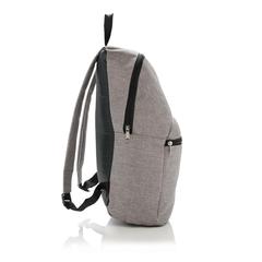 Vue Sac à dos double ton de couleur gris| Krokrodeal