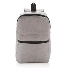 Vue Sac à dos double ton de couleur gris| Krokrodeal
