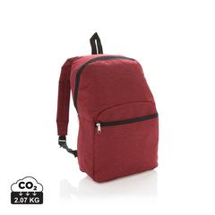 Vue Sac à dos double ton de couleur rouge| Krokrodeal