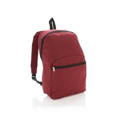 Vue Sac à dos double ton de couleur rouge| Krokrodeal