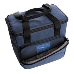 Vue Sac isotherme Impact en rPET AWARE™ de couleur bleu| Krokrodeal