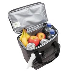 Vue Sac isotherme Impact en rPET AWARE™ de couleur noir| Krokrodeal