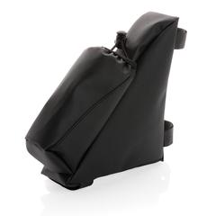 Vue Sacoche réfléchissante pour vélo avec porte bouteille de couleur noir| Krokrodeal