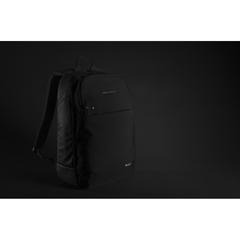 Vue Sac à dos pour ordinateur portable avec poche stérilisateur de couleur noir| Krokrodeal