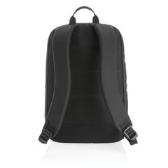 Vue Sac à dos pour ordinateur portable avec poche stérilisateur de couleur noir| Krokrodeal