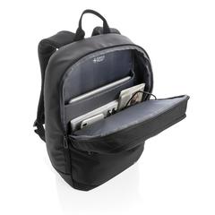 Vue Sac à dos pour ordinateur portable avec poche stérilisateur de couleur noir| Krokrodeal