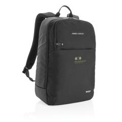 Vue Sac à dos pour ordinateur portable avec poche stérilisateur de couleur noir| Krokrodeal