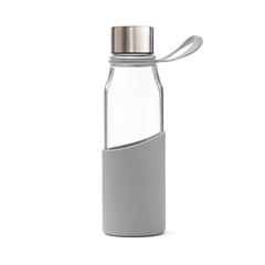 Vue VINGA Bouteille d'eau 550 ml en verre Lean de couleur gris| Krokrodeal