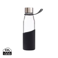 Vue VINGA Bouteille d'eau 550 ml en verre Lean de couleur noir| Krokrodeal
