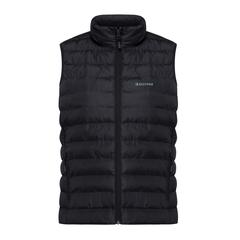 Vue Bodywarmer femme en polyester recyclé Iqoniq Meru de couleur noir| Krokrodeal