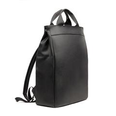 Vue VINGA Sac à dos en PU recyclé RCS Bermond de couleur noir| Krokrodeal