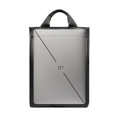 Vue VINGA Sac à dos en PU recyclé RCS Bermond de couleur noir| Krokrodeal