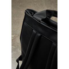 Vue VINGA Sac à dos en PU recyclé RCS Bermond de couleur noir| Krokrodeal