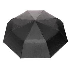 Vue Mini parapluie 21" en rPET 190T bi couleur Impact AWARE™ de couleur gris| Krokrodeal