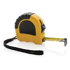Vue Mètre ruban 5M/19 mm en plastique recyclé RCS de couleur jaune| Krokrodeal