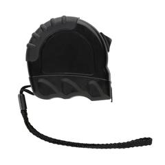 Vue Mètre ruban 5M/19 mm en plastique recyclé RCS de couleur noir| Krokrodeal
