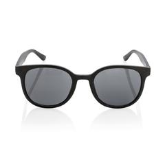 Vue Lunettes de soleil en fibre de paille de couleur noir| Krokrodeal